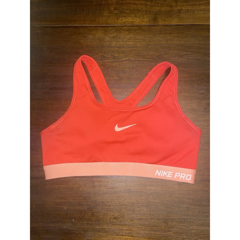 NIKE DRI-FIT Size Medium Womens Pull On Racer Back Sports Bra